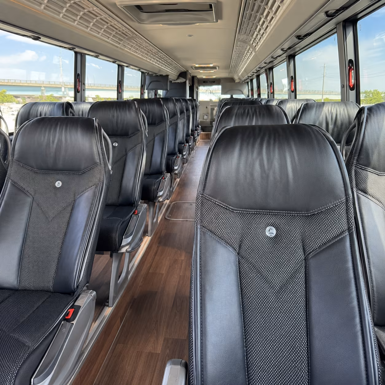 clovis charter bus services inside